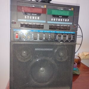 Black Cassette Player with Stereo and Autostop